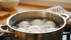 Os ovos já não se partem durante a cozedura: 4 regras simples