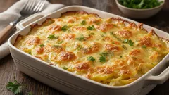 Batata assada com natas e queijo: um sabor difícil de esquecer