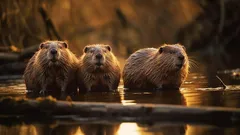 Os castores derrubam árvores não para se alimentarem: uma verdade surpreendente