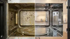 Coloquei um toalhete húmido no micro-ondas — e a sujidade desapareceu por si só em 3 minutos